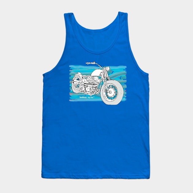 Pale Bobber Tank Top by motomessage